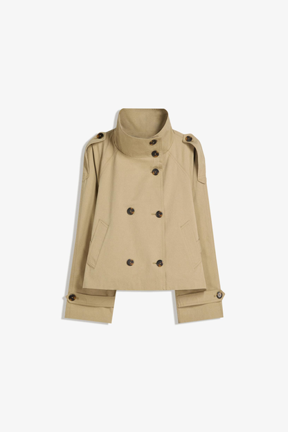 Timeless Belted Double Button Trench Coat