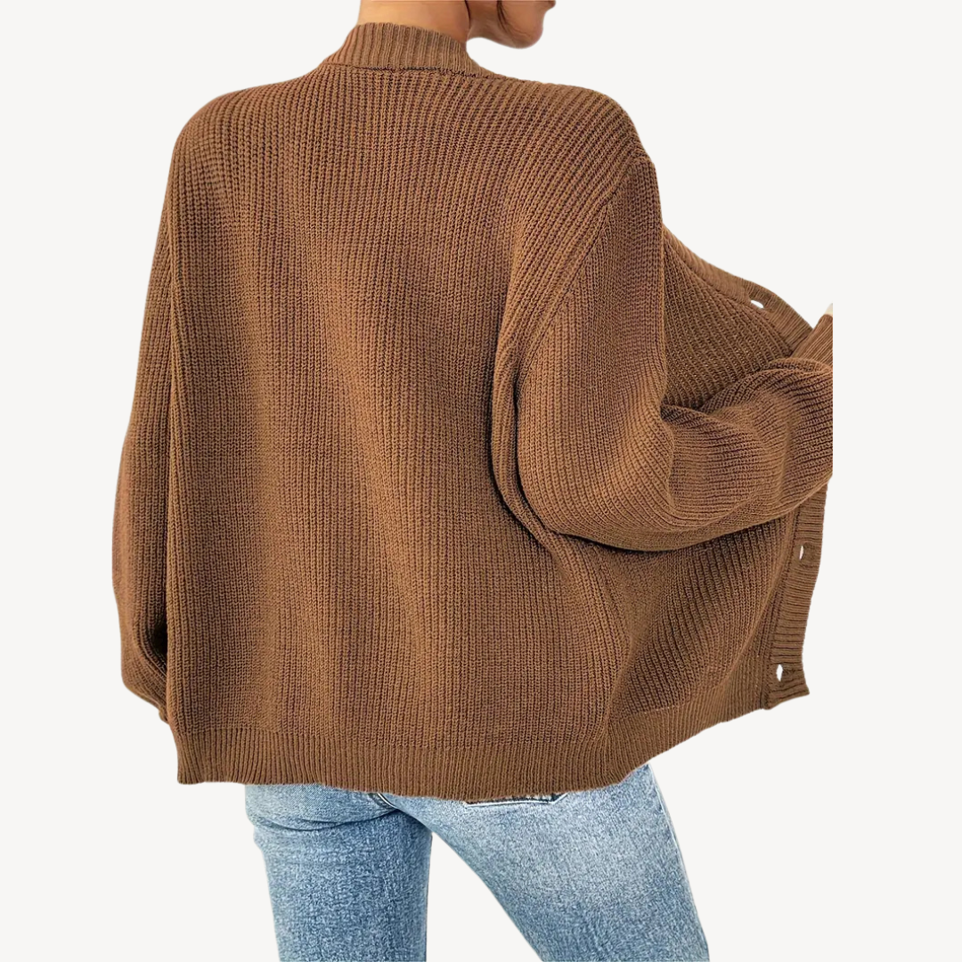 Women's Casual Open Front Cardigan Sweater