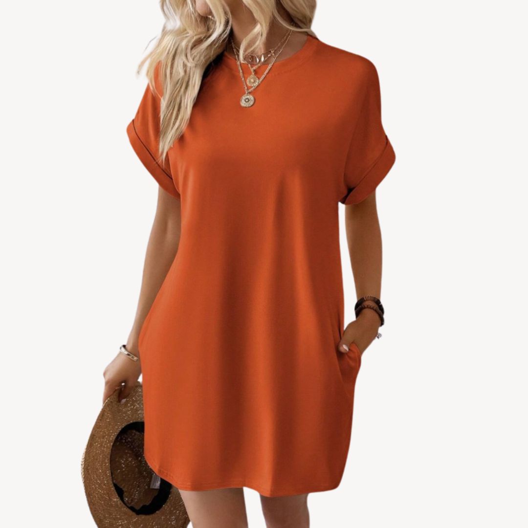 Relaxed Fit Women's T-Shirt Dress