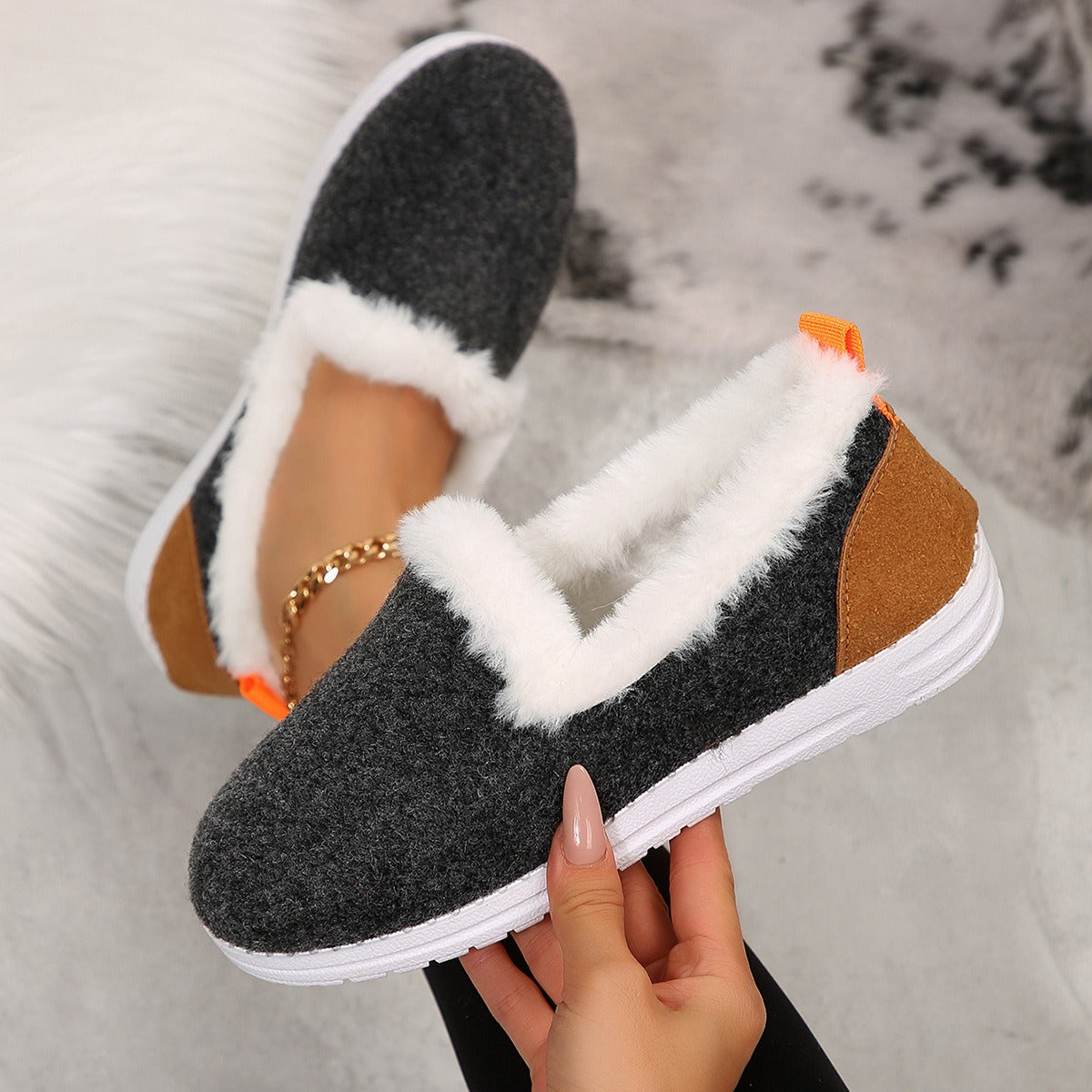 Warm Fuzzy Women's Slip On Loafers