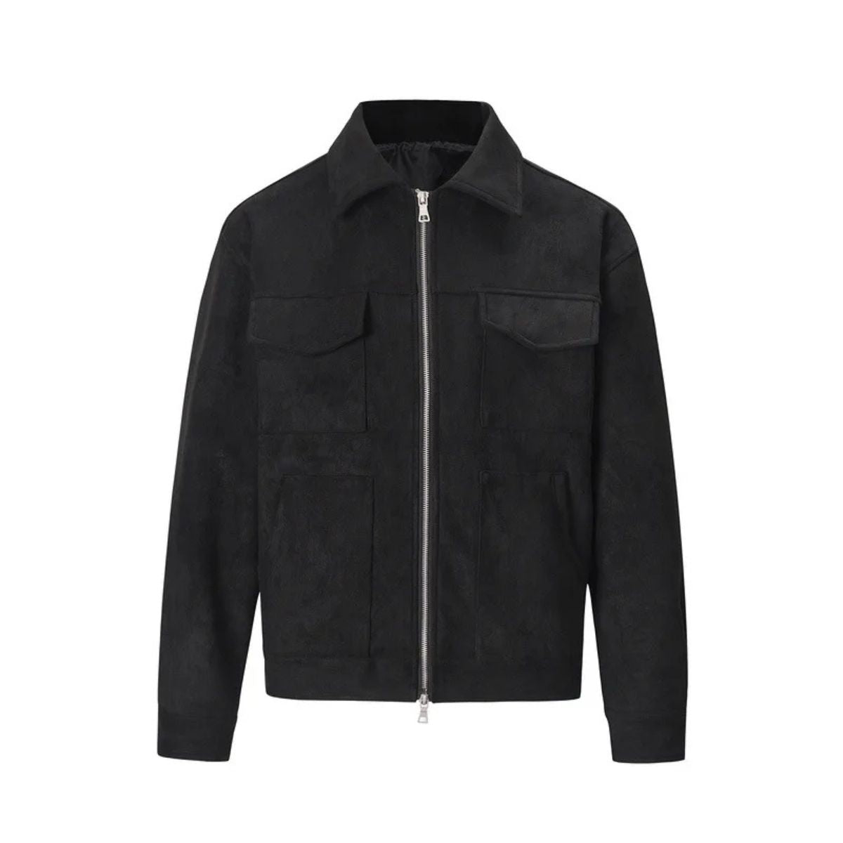 Luxury Suede Leather Mens Jacket