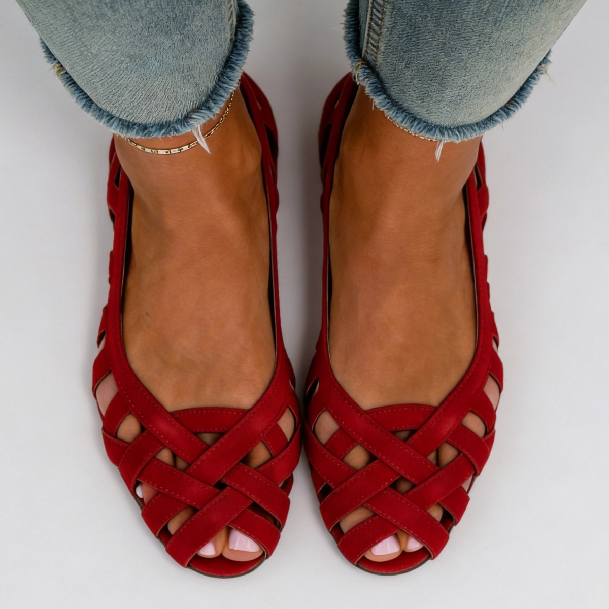 Women's Boho Braided Strap Sandals