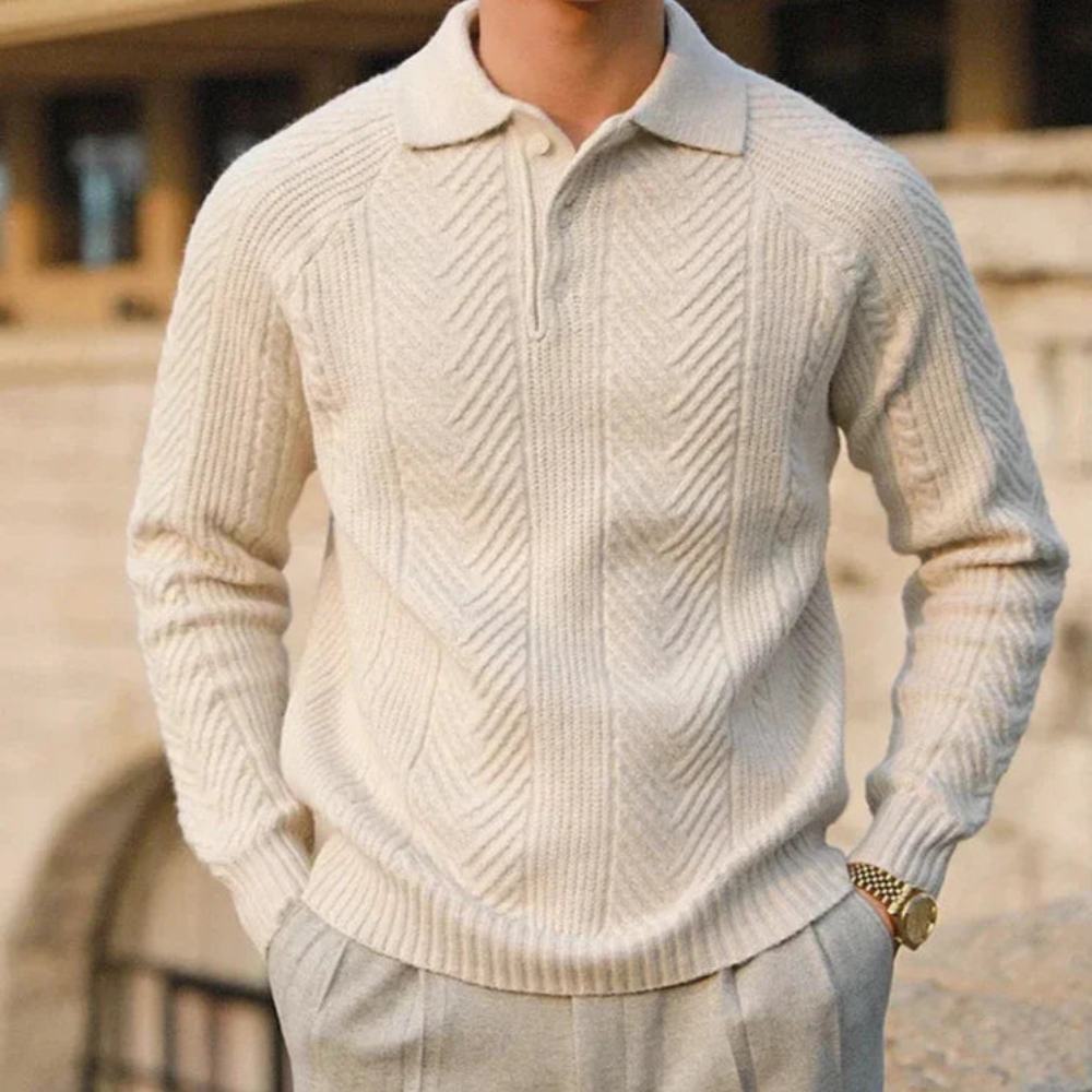 Comfortable Crew Neck Knit Sweater