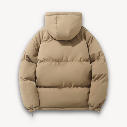 Men's Lightweight Puffer Coat with Hood