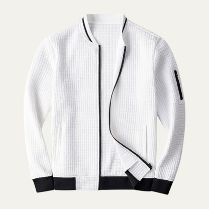 Relaxed Fit Quilted Zip Jacket