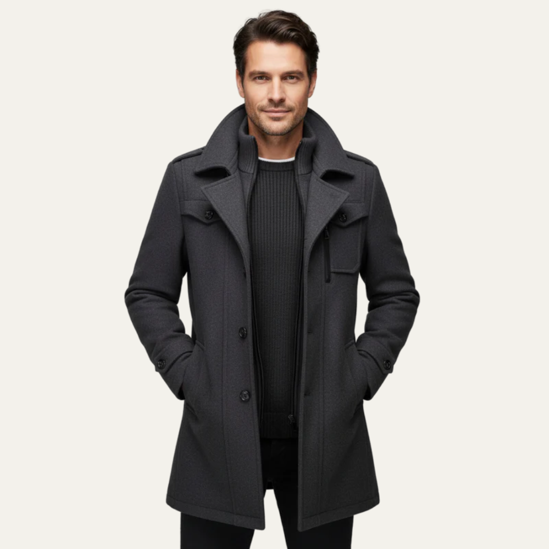 Warm Waterproof Parka Style Long Coat for Men - OutfitLondon