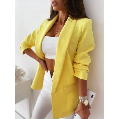 Classic Tailored Ladies Jacket with Pockets