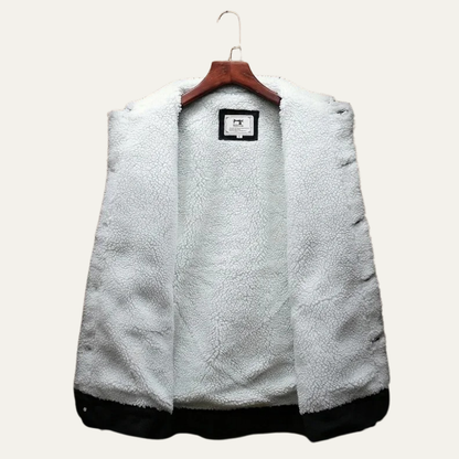 Warm Insulated Denim Jacket for Men