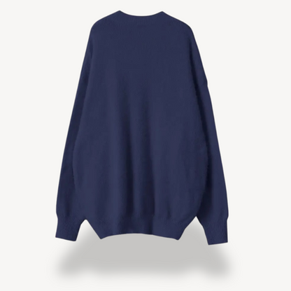 Classic V Neck Knit Sweater for Ladies