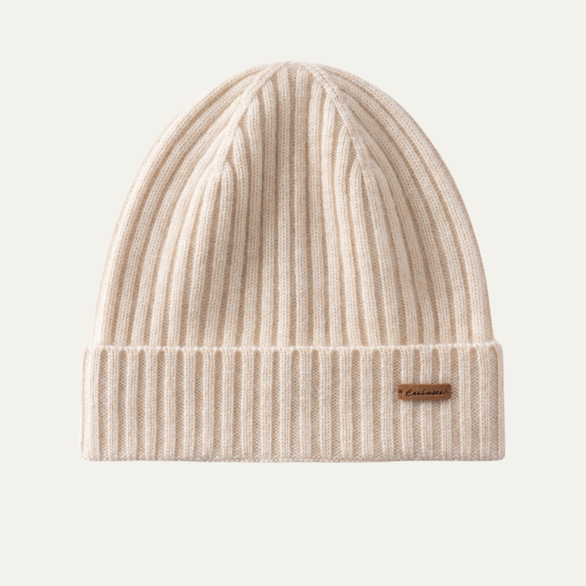 Warm Mens Ribbed Cashmere Winter Hat - OutfitLondon
