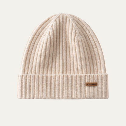 Warm Mens Ribbed Cashmere Winter Hat - OutfitLondon