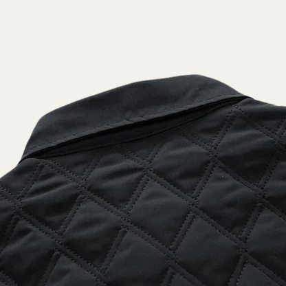 Comfortable Men's Quilted Water Resistant Jacket
