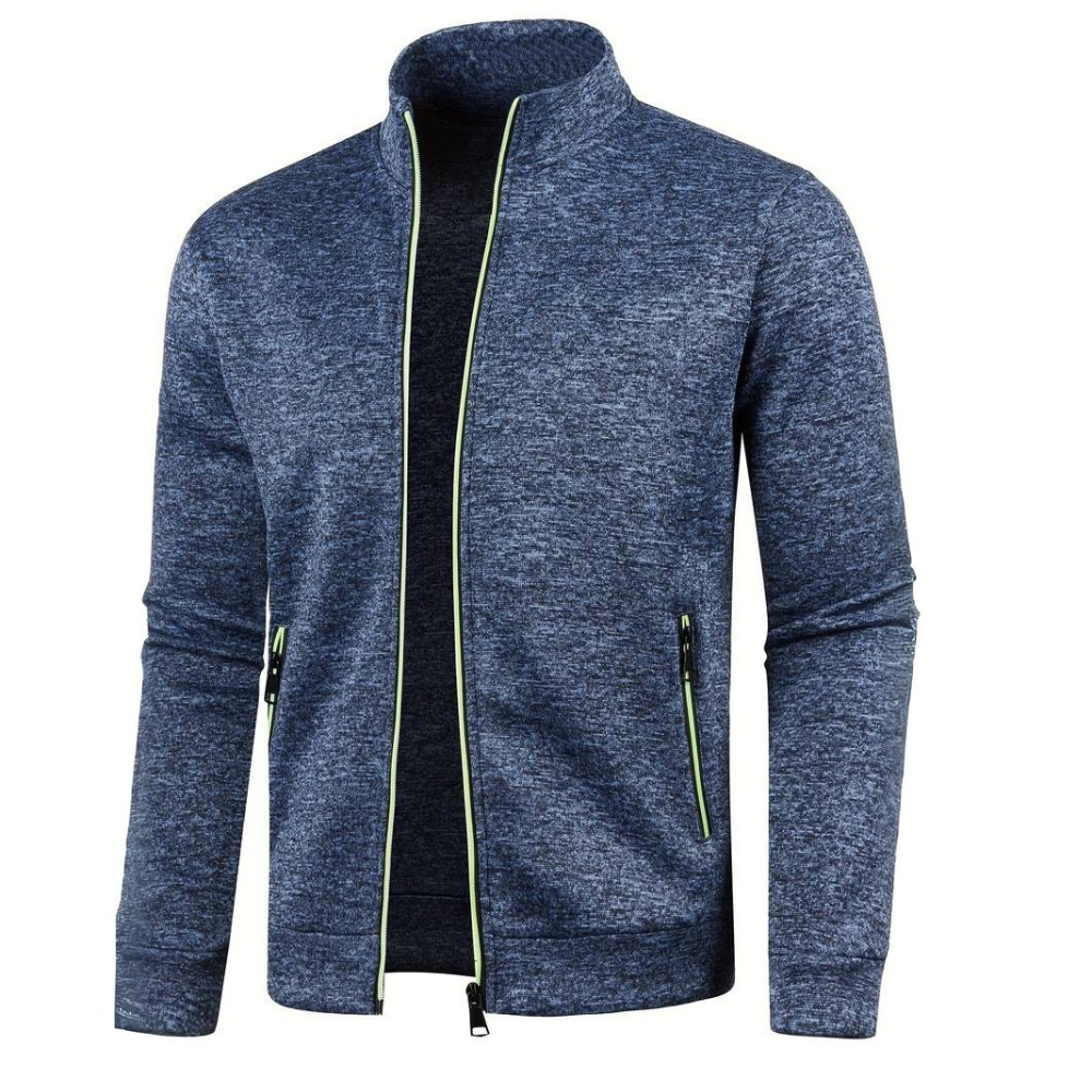 Men's Bright Zip Up Running Jacket