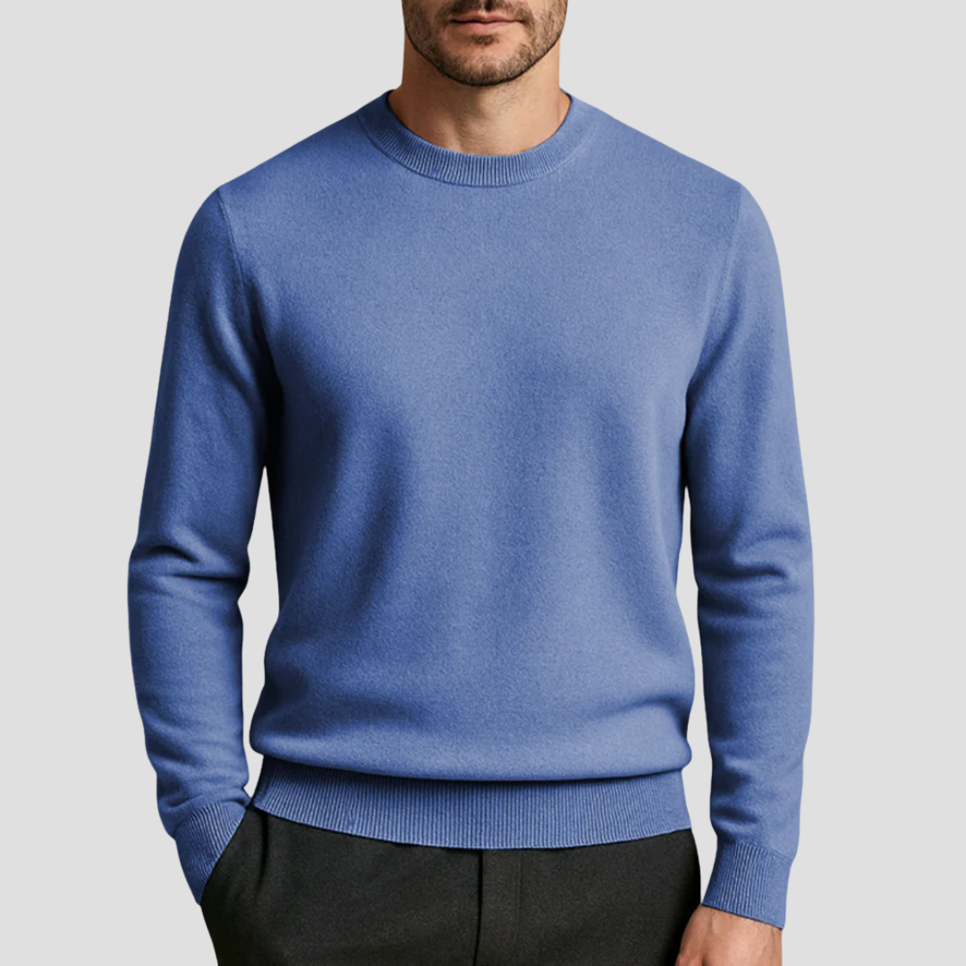 Luxury Crew Neck Cashmere Sweater