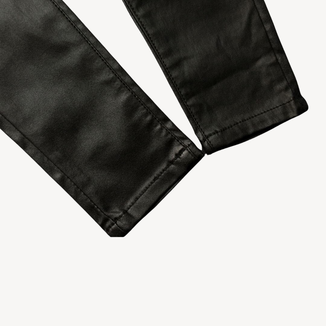 Vegan Leather Biker Pants for Women