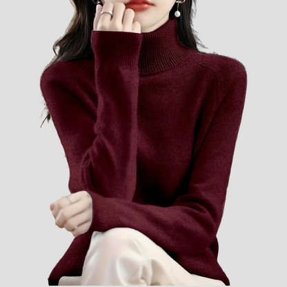 Ladies' Simple Round Neck Pullover
