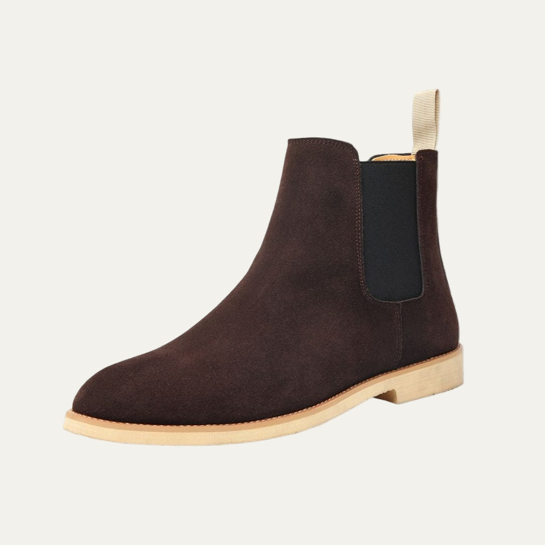 Men's Classic Black Leather Ankle Boot