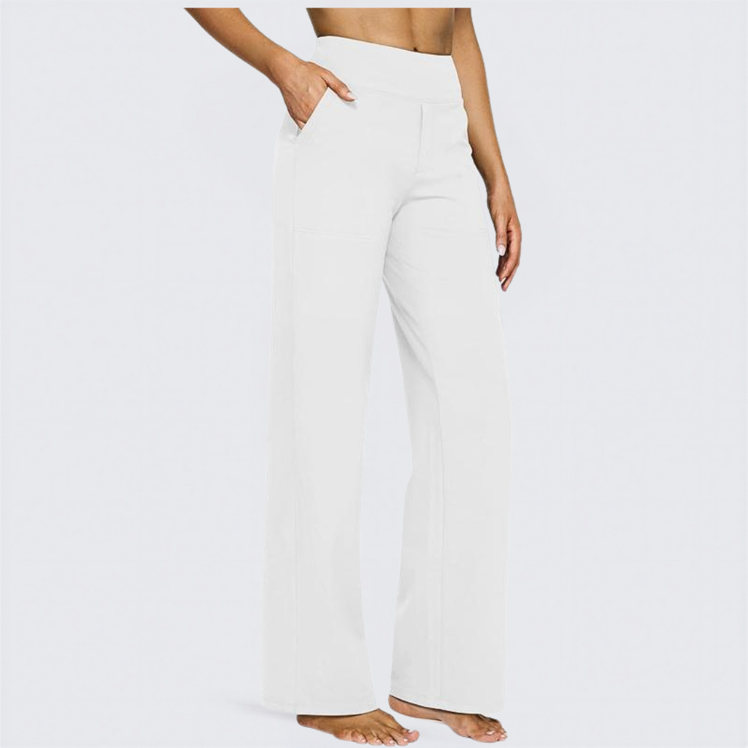 Relaxed Fit High Waist Yoga Pants for Women