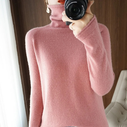 Cozy Women's Long Sleeve Crew Sweater