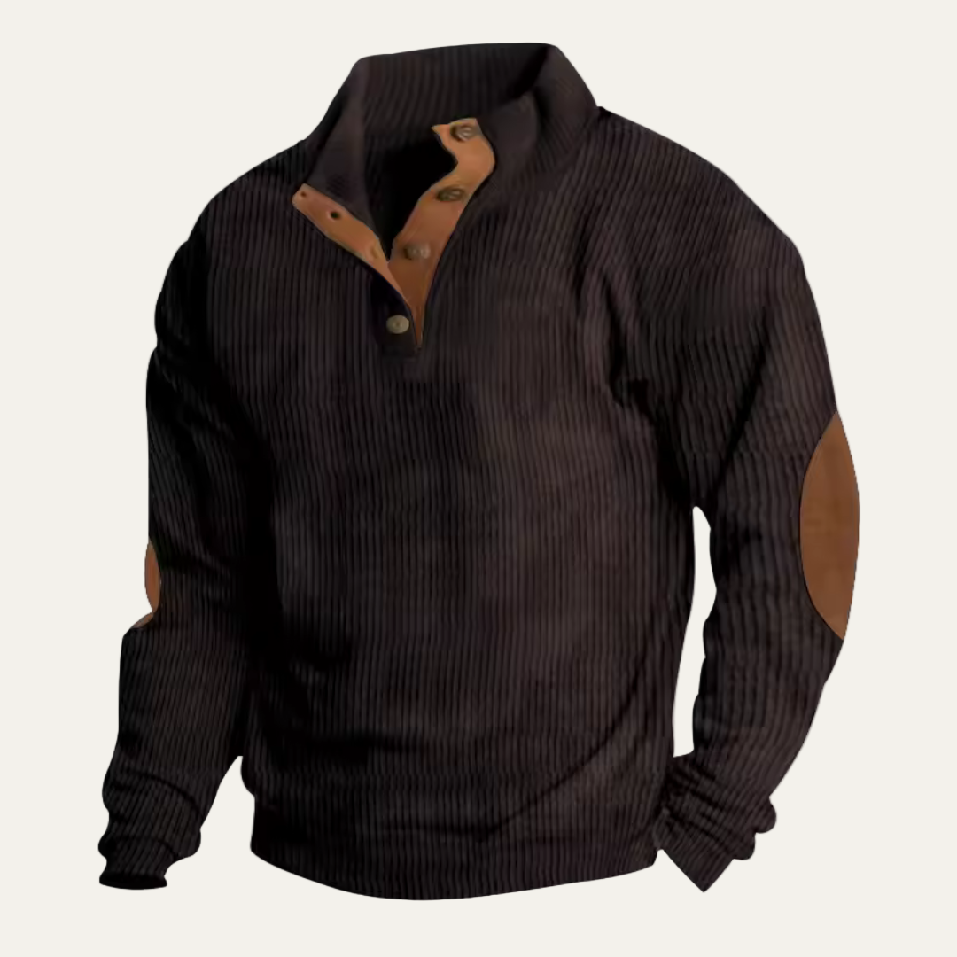 Relaxed Fit Crew Neck Casual Hooded Sweater