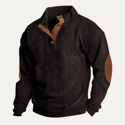 Relaxed Fit Crew Neck Casual Hooded Sweater