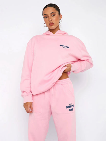 Comfy Women's Hooded Sweat Suit with Fun Designs