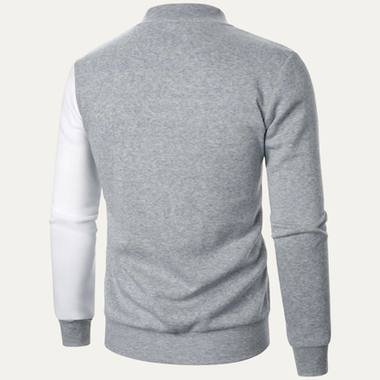 Men's Bright Colourblock Zipper Jacket