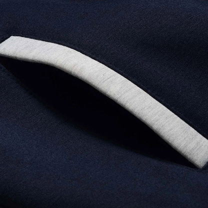 Warm Men's Fleece Hoodie with Sherpa Lining
