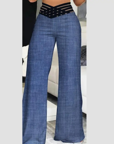 Women's Soft High Waist Flare Leg Pants