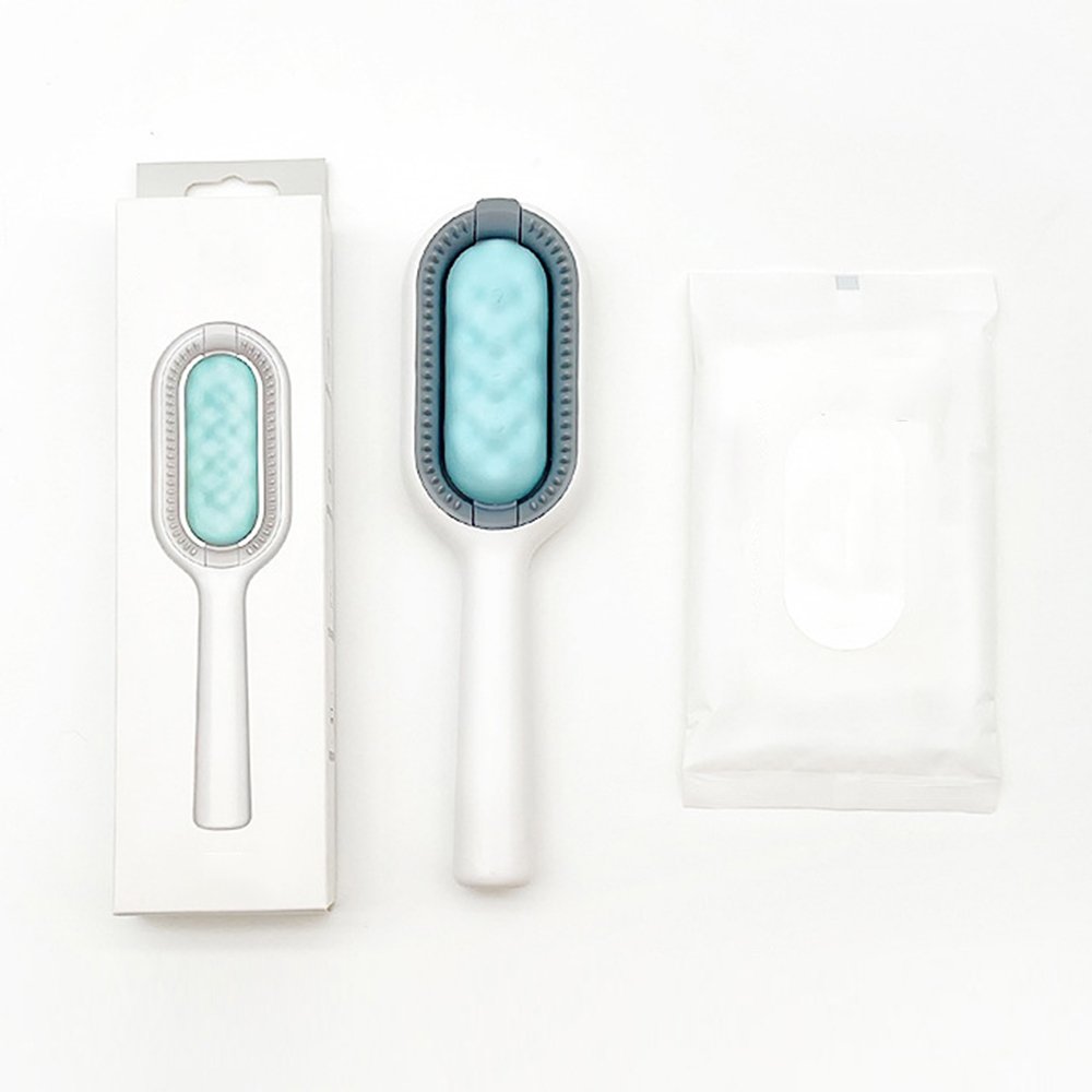 Multifunctional pet cleaning brush