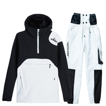 Men's Windproof Durable Ski Suit for Outdoor Sports