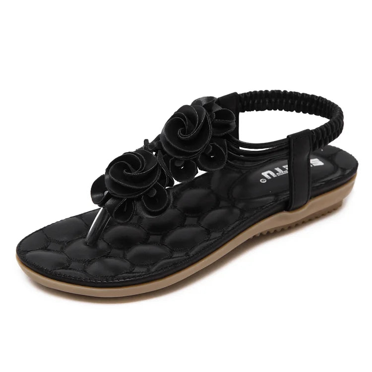 Flower Casual Beach Female Flat Sandals