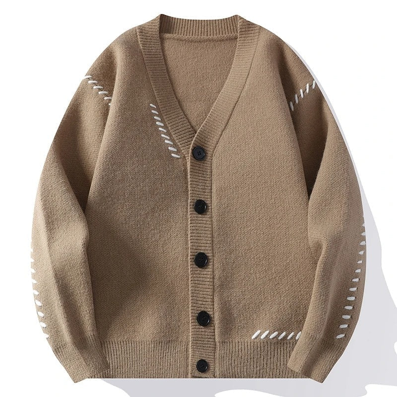 Cozy Textured Crew Neck Knit Sweater