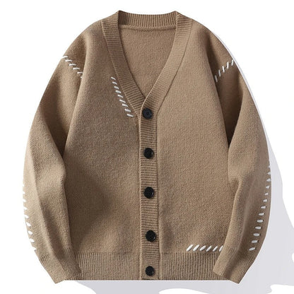 Cozy Textured Crew Neck Knit Sweater