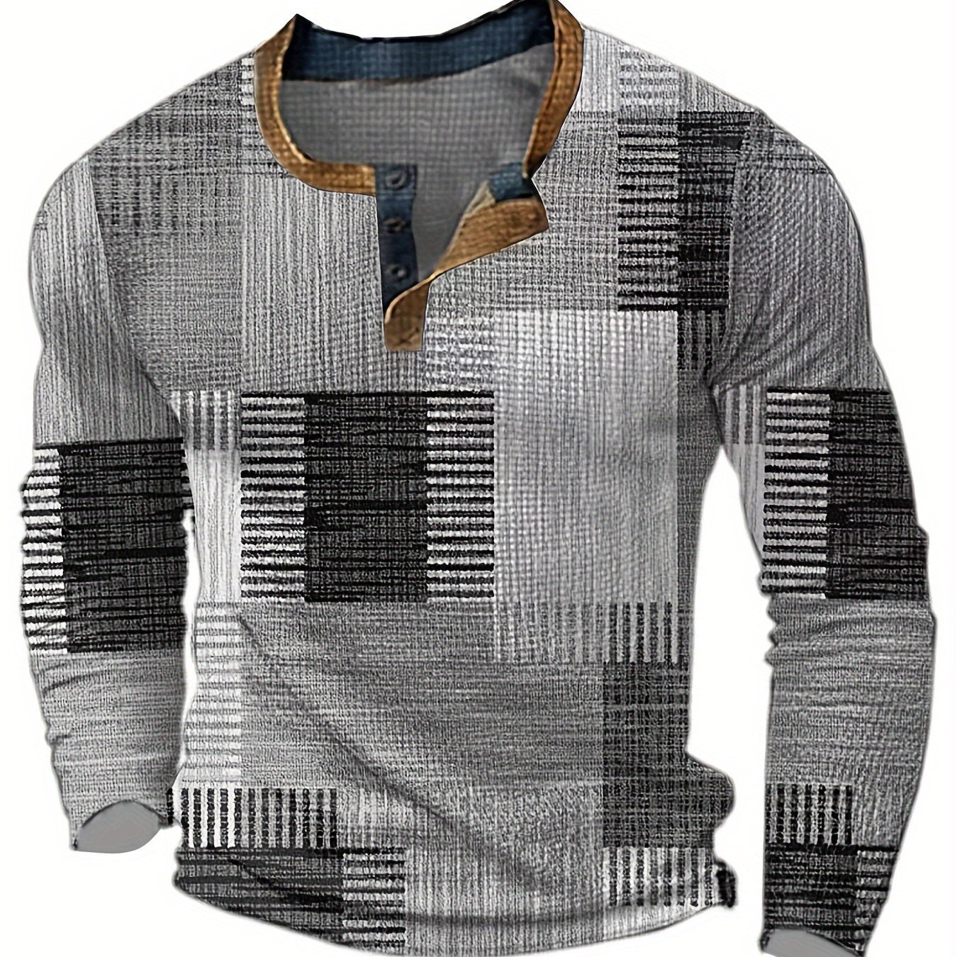 Retro Style Crew Neck Sweater