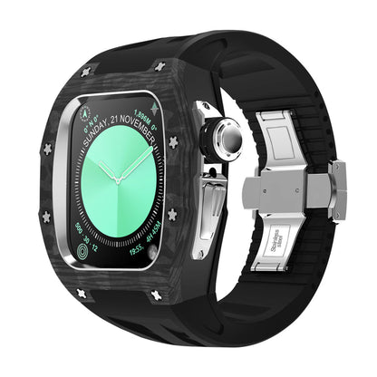 Luxury Apple Watch Carbon Case Upgrade Accessory