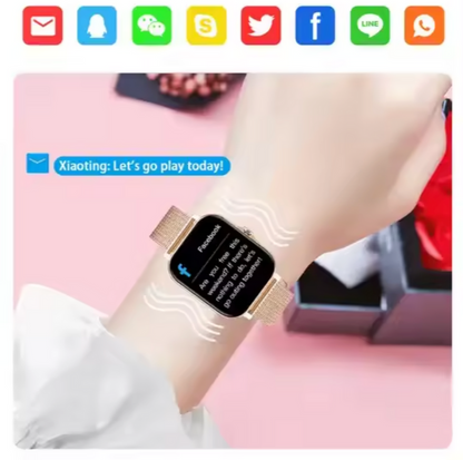 Elegant Smartwatch with Health Tracking for Women