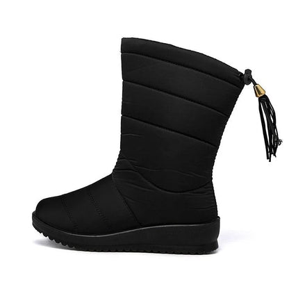 Insulated Waterproof Snow Boots for Women - OutfitLondon