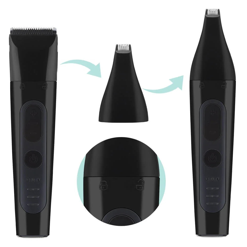 4 in 1 Pet Grooming Device Hair Trimmer Dog Cat Paw Nail Grinder