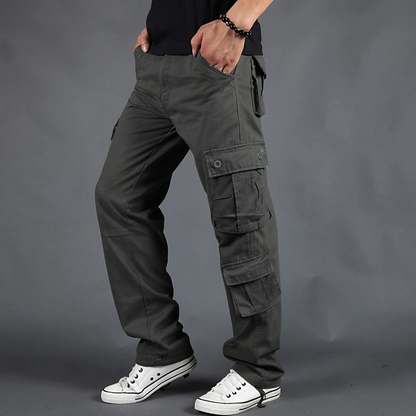 Men's Cargo Pants Hiking Pants Pocket Plain Comfort Breathable
