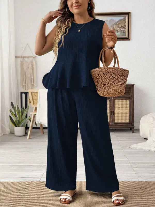 Comfortable Women's 2-Piece Summer Dress Set - OutfitLondon