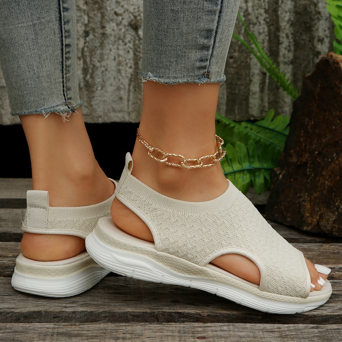 2023 Orthopedic Premium Stretch Slingback Sports Sandals