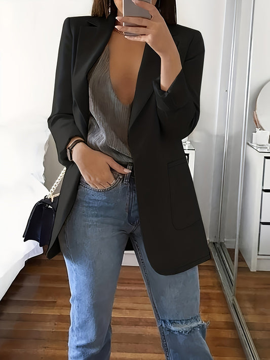 Timeless Elegant Office Jacket for Ladies - OutfitLondon