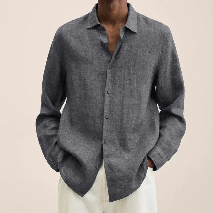 Comfortable Classic Linen Men's Shirt