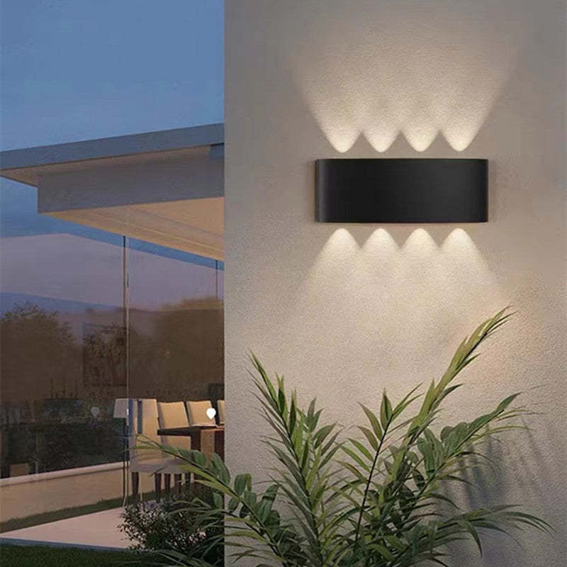 Contemporary Slim 2-Light LED Wall Fixture