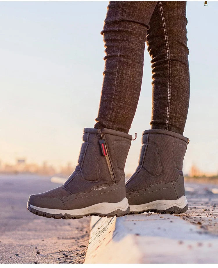 Waterproof Insulated Snow Boots for Men and Women
