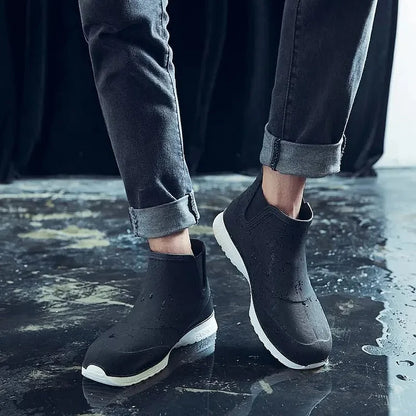 Easy Wear Rain Ankle Boots - OutfitLondon