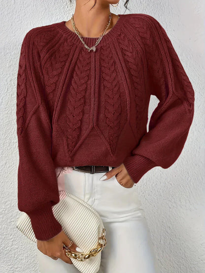 Cozy Oversized Long Sleeve Women's Sweater