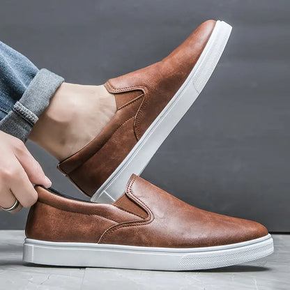 Classic Genuine Leather Slip Ons