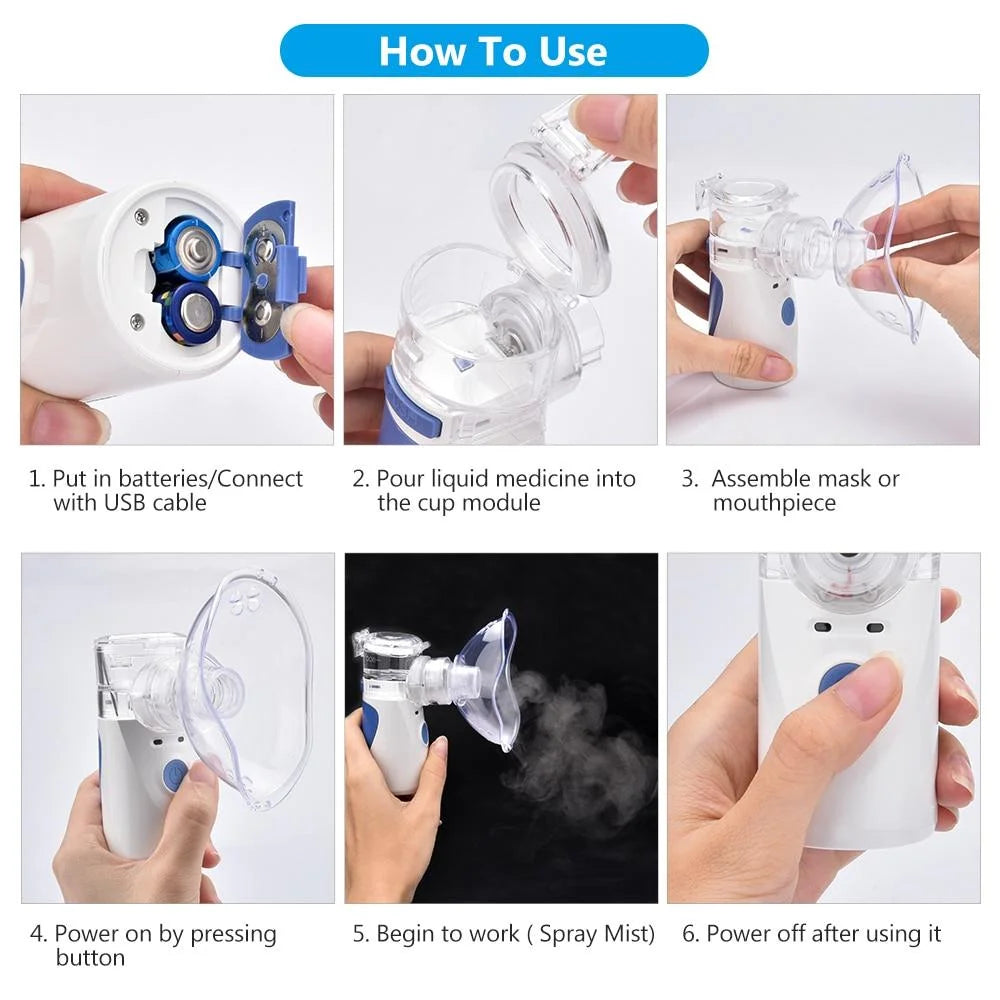 Portable Mini Handheld Nebulizer Machine